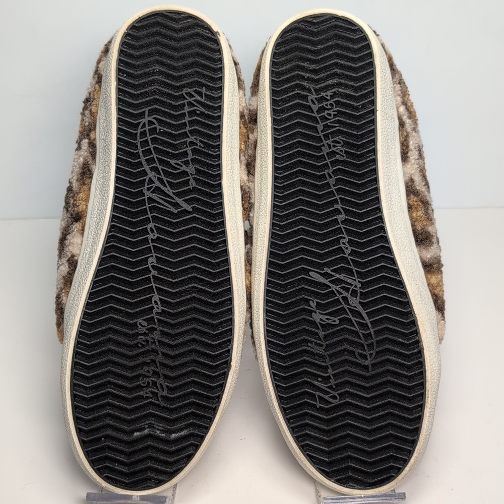 Vintage Havana Tan and Cream Faux Fur slip on Sneakers womans size 8.5 - Picture 12 of 16